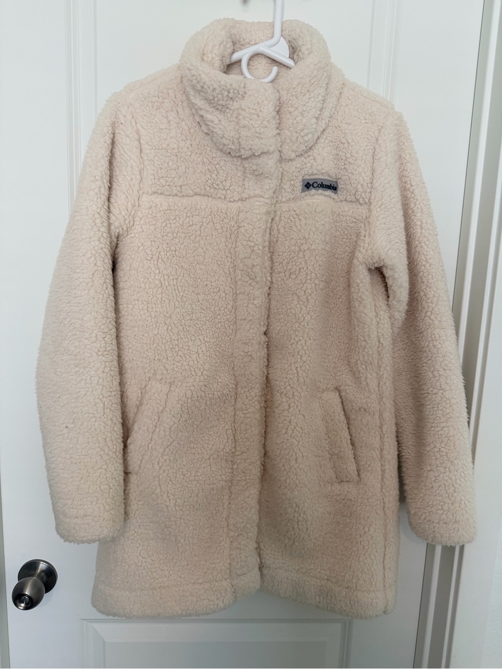 NWOT Columbia womans Cream Sherpa Fleece Jacket - Picture 2 of 7